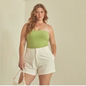 Klassy Network Bright Green Tube Top